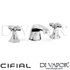 Cifial 31130HC.U Hexa 3 Hole Deck Basin Mixer Tap Low Spout Spare Parts